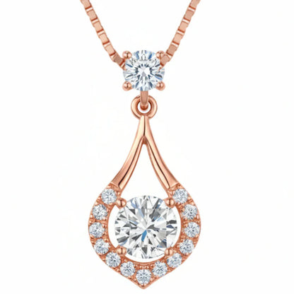 Vala Lab Diamond Solitaire Pendant - Jewelslane
