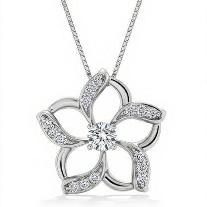 Valene Lab diamond Solitaire Pendant - Jewelslane