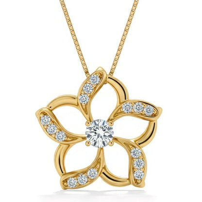Valene Lab diamond Solitaire Pendant - Jewelslane