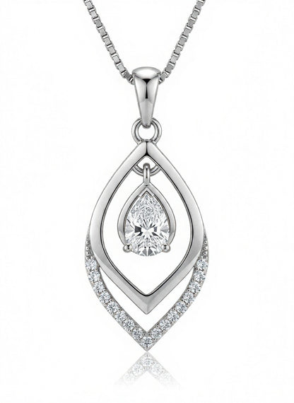 Valentina Lab Diamond Solitaire Pendant - Jewelslane