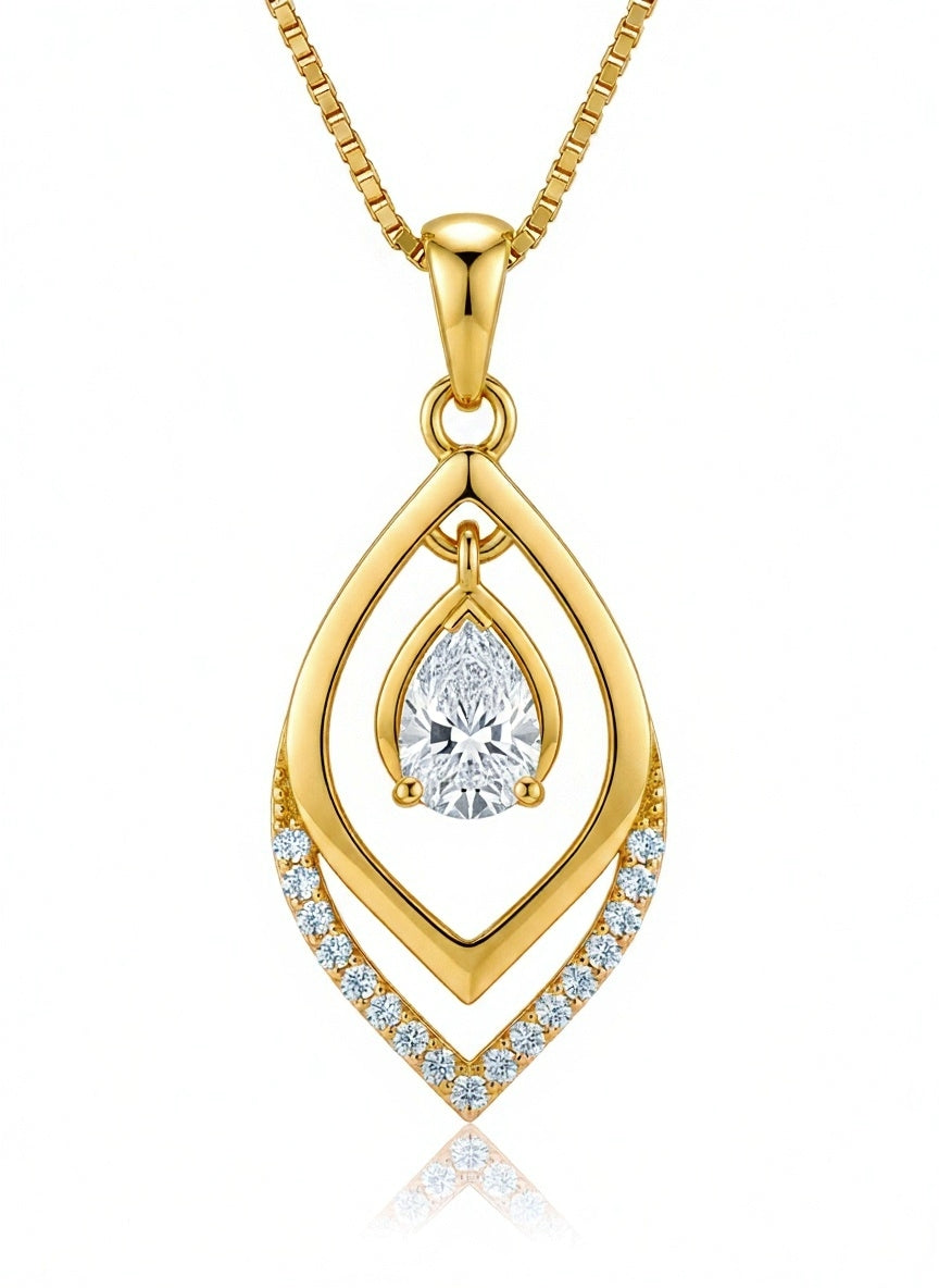 Valentina Lab Diamond Solitaire Pendant - Jewelslane