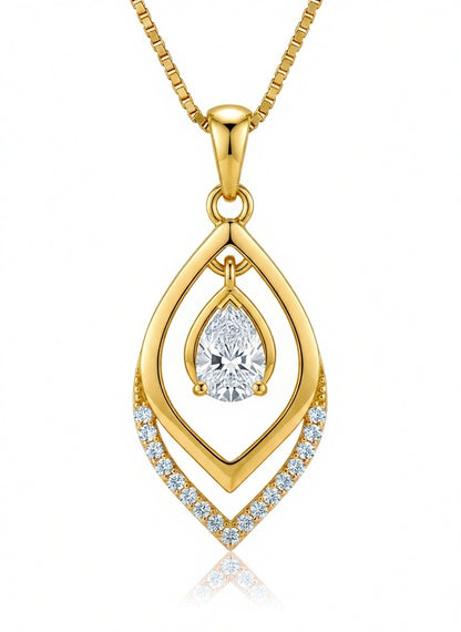 Valentina Lab Diamond Solitaire Pendant - Jewelslane