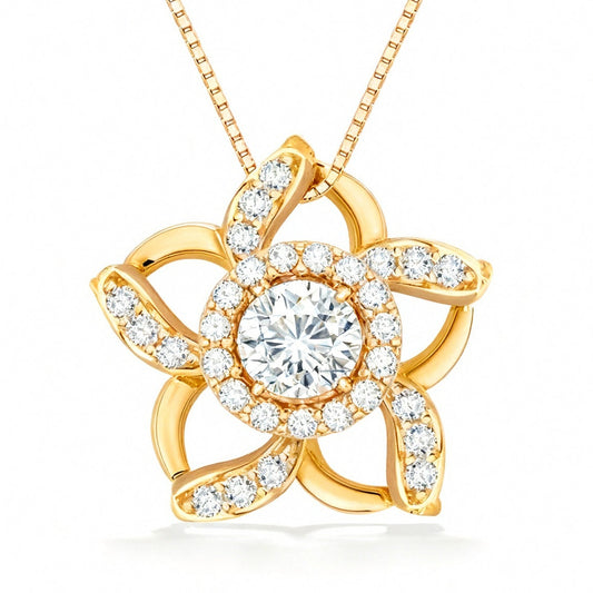 Valerie Lab Diamond Solitaire Pendant - Jewelslane