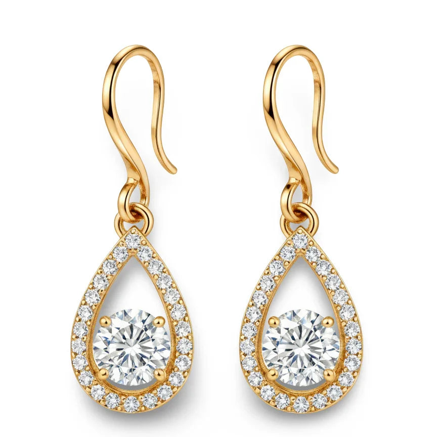 Vena Lab Diamond Solitaire Earrings - Jewelslane