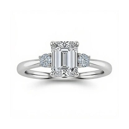 Weni Emerald Cut Lab Diamond Ring - Jewelslane