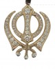 Khanda Pendant in Gold