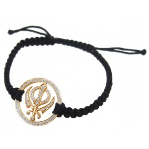 Khanda Gold Diamond Bracelet