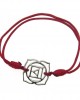 Root Chakra Bracelet in Silver 