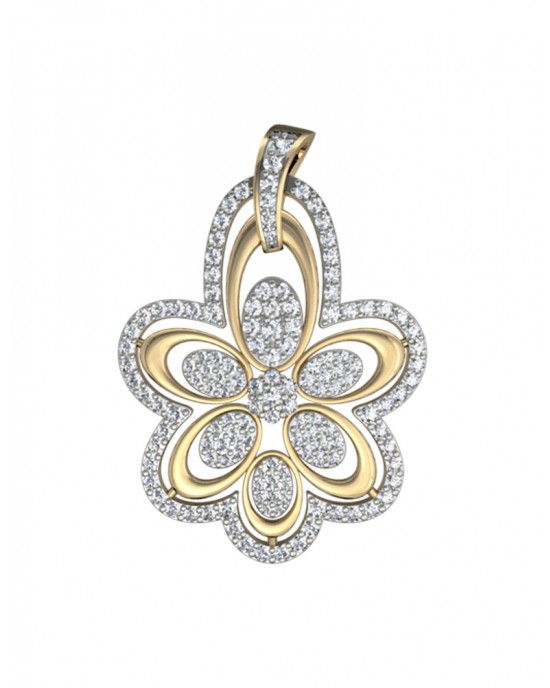 Charismatic Designer Diamond Pendant