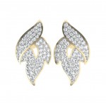 Contemporary Diamond ear studs