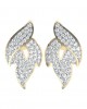 Contemporary Diamond ear studs