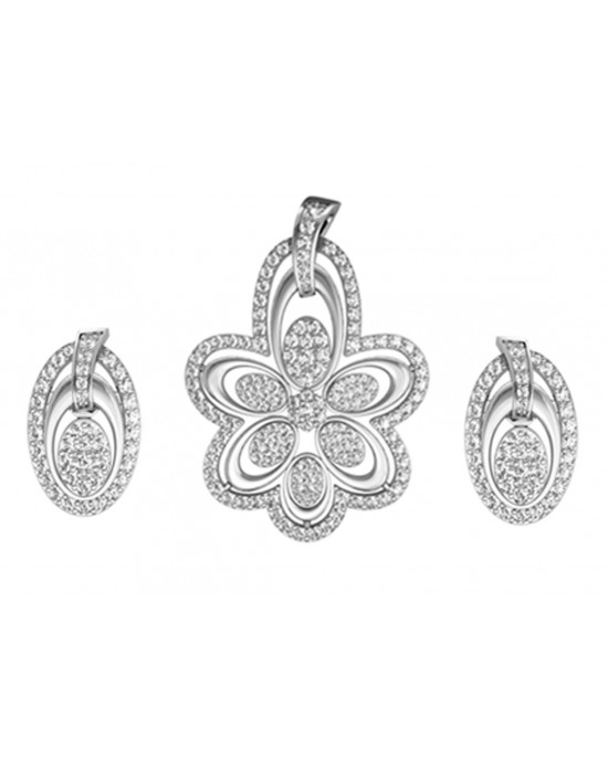 Gorgeous Diamond Pendant set