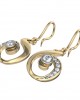 Dainty daily wear diamond earrings in gold