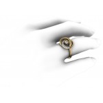 Delicate diamond gift ring