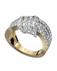 Fashionable Pave Diamond Ring