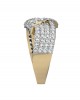 Fashionable Pave Diamond Ring