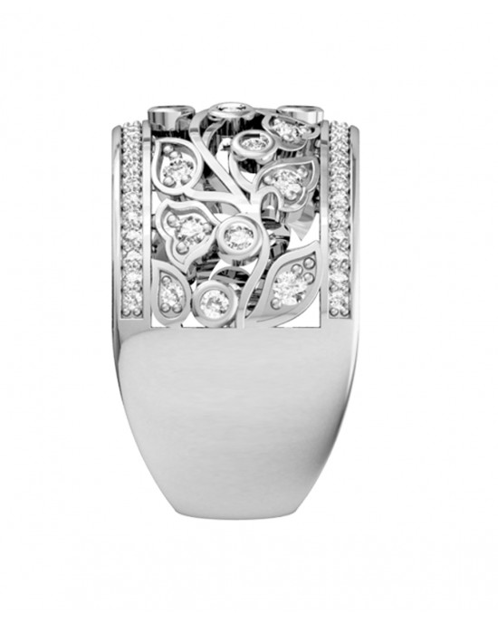 Floral diamond Band