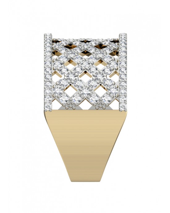 Latticework Diamond Band