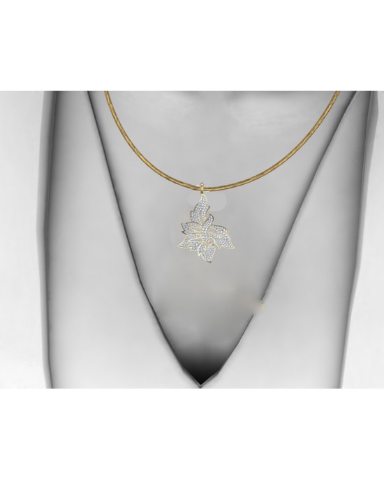 Modern Day designer diamond pendant 