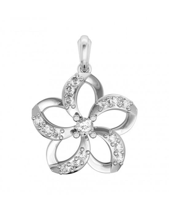 Petite flower charm Pendant