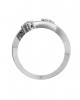 Solitaire diamond Spray ring