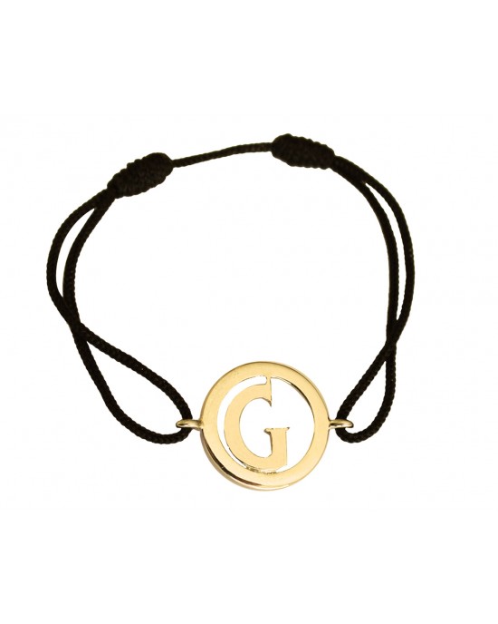 Alphabet G Gold Bracelet
