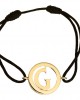 Alphabet G Gold Bracelet