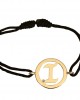 Alphabet I Gold Bracelet