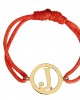 Alphabet J Gold Bracelet