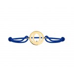 Alphabet O Gold Bracelet