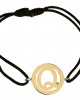 Alphabet Q Gold Bracelet