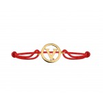 Alphabet V Gold Bracelet