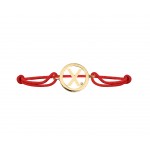 Alphabet X Gold Bracelet