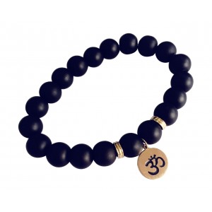 Auspicious OM Gold Bracelet for Men