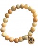 Aumkaara Harmony bracelet with Orange agate in gold