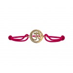 New Born Baby Om bracelet in gold