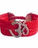 Om Cuff Bracelet  with diamonds