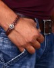 Trendy Om Bracelet in Silver
