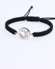 Om Diamond Bracelet in Silver