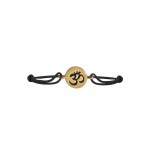 Gold Hallmarked 14k Om Rakhi On Adjustable Nylon Thread 