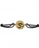 Gold Hallmarked 14k Om Rakhi On Adjustable Nylon Thread 