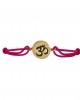 Gold Hallmarked 14k Om Rakhi On Adjustable Nylon Thread 