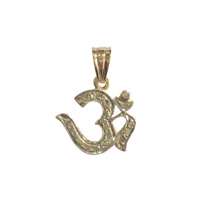 Delicate Om Diamond Pendant