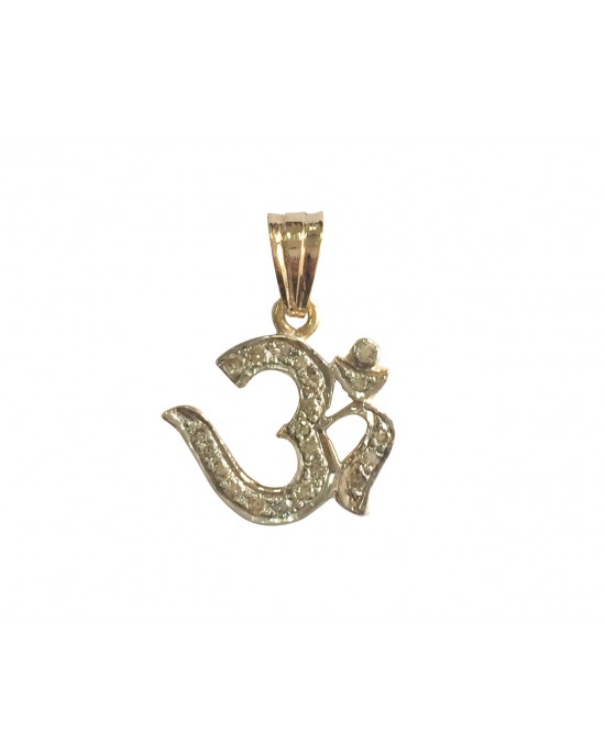 Delicate Om Diamond Pendant