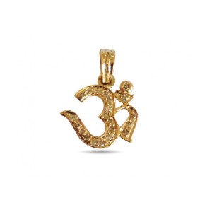 Delicate Om Diamond Pendant