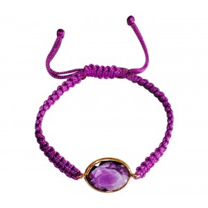 Amethyst Bracelet in Gold