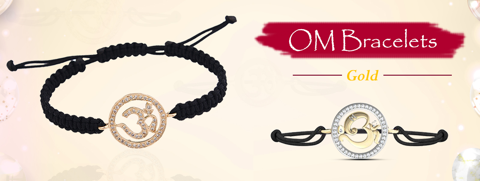 om silvery & gold bracelets online in India