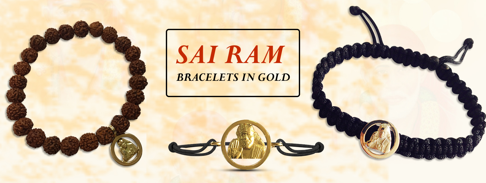 Sai Ram Bracelets silver gold online