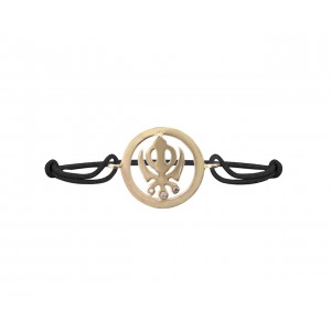 Khanda Bracelet in Gold 14k with Diamonds 