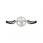 Khanda Bracelet in Silver 18 mm